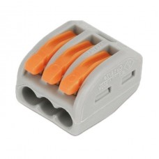 Κλέμμα ταχείας αυτόματης σύνδεσης καλωδίων 3 Θέσεων 0,08-4mm² 8-4853